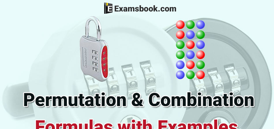 permutation and combinations formulas