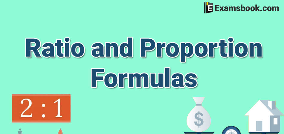 ratio and proportion formulas