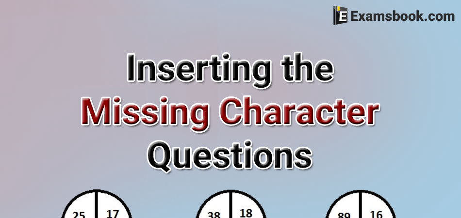 inserting the missing Character Questions