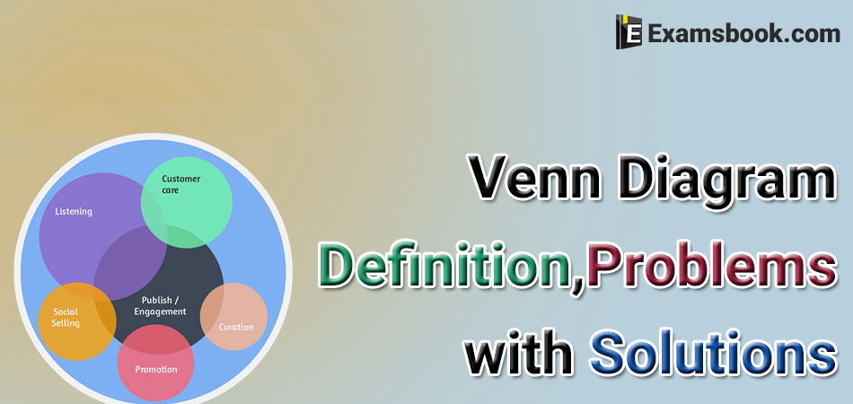 venn diagram definition problems with solutions