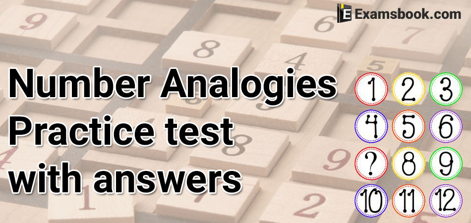 number analogies practice test with answers