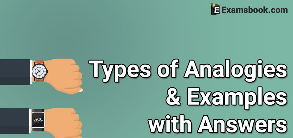 types of analogies and examples with answers