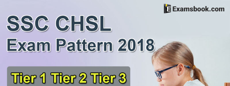 SSC CHSL exam pattern 2018