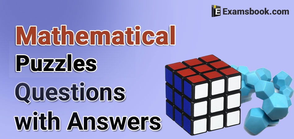 Mathematical puzzles questions