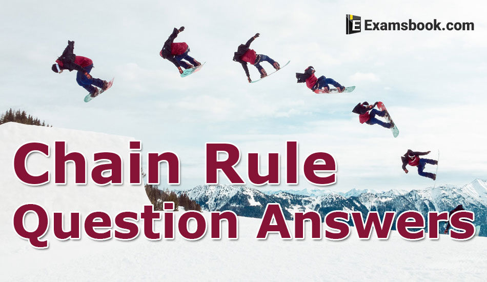 Chain rule aptitude questions