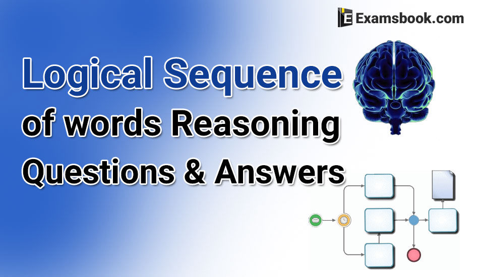 Logical sequence of words questions