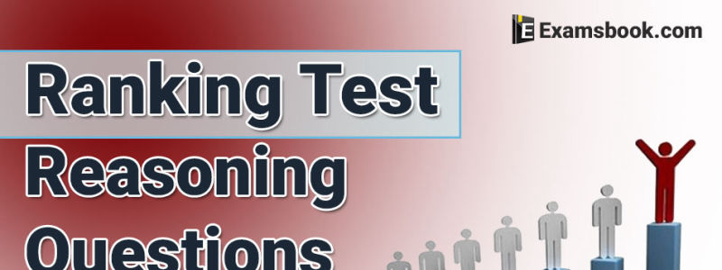 ranking test reasoning questions in hindi