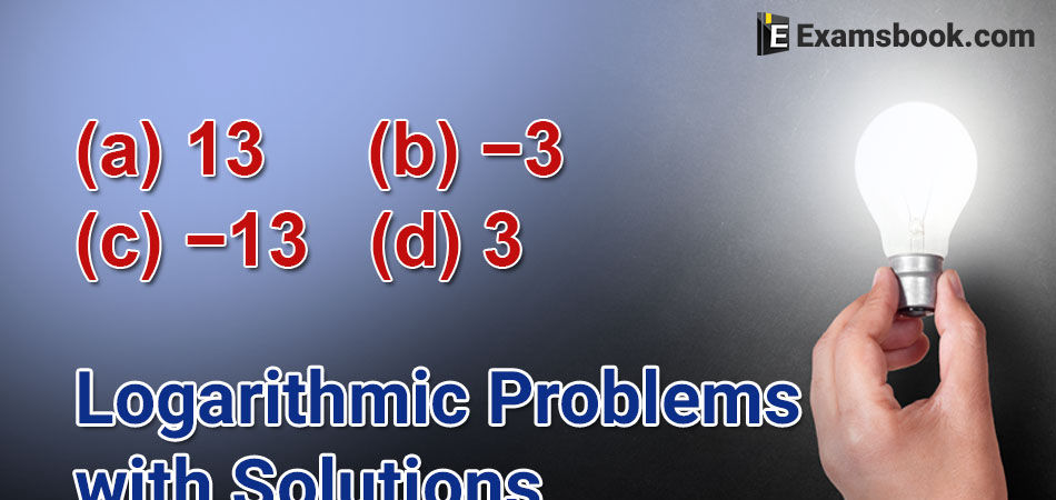 logarithm problems with solutions