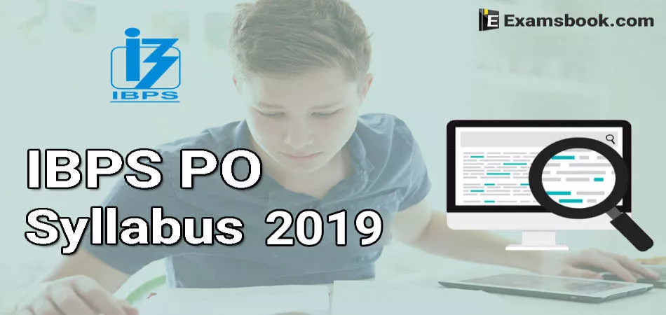 IBPS PO syllabus 2019