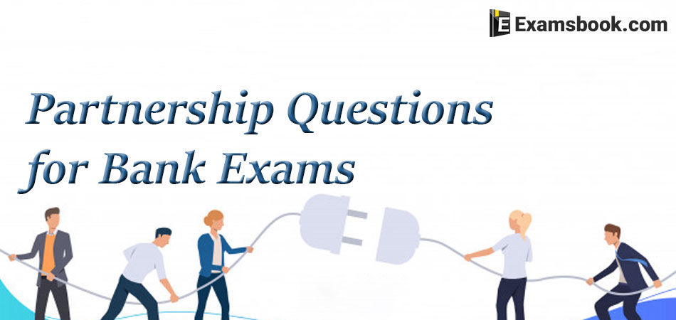 partnership questions for bank exams