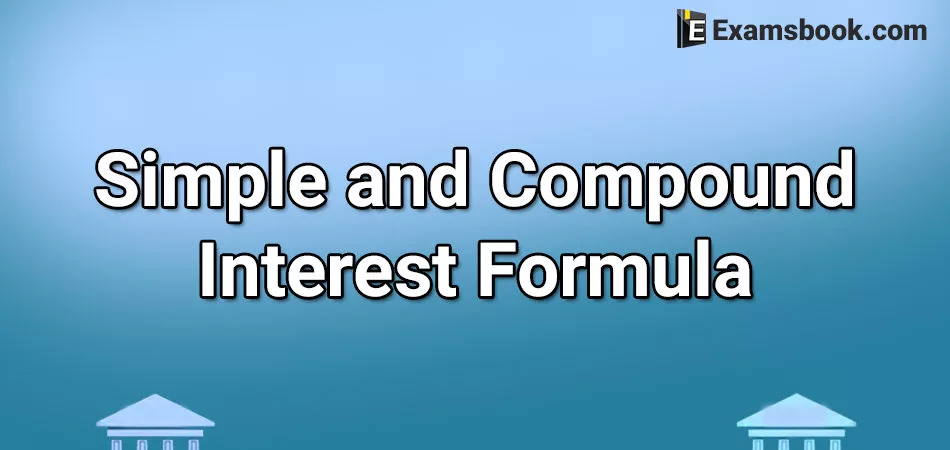Simple interest formula