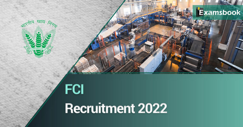 FCI Recruitment 2022 Management Trainees/Managers Posts