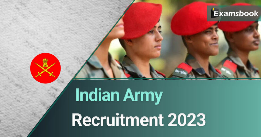 Indian Army SSC Tech Recruitment 2023