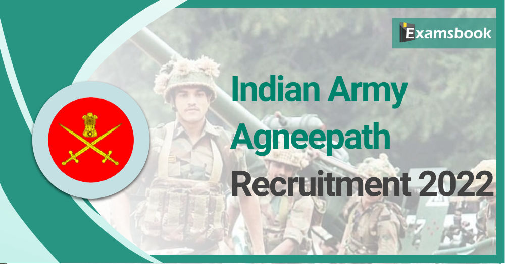 Indian Army Agneepath Recruitment 2022