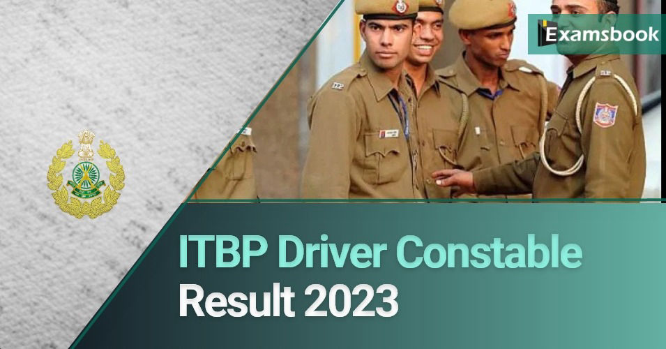 ITBP Driver Constable Recruitment 2023