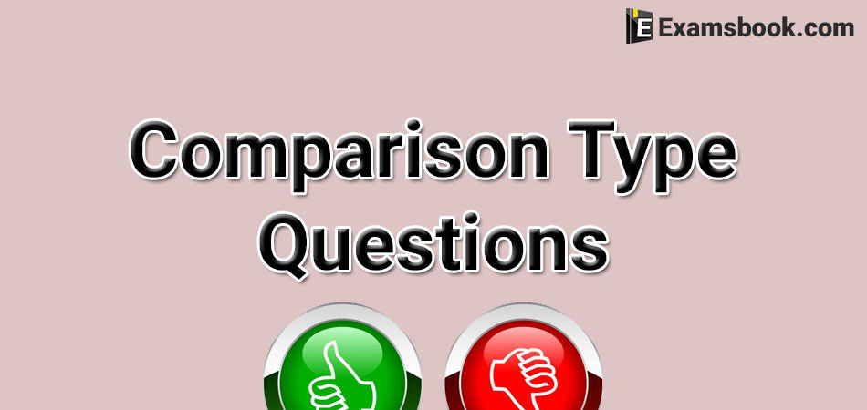 Give An Example Of Comparison Question