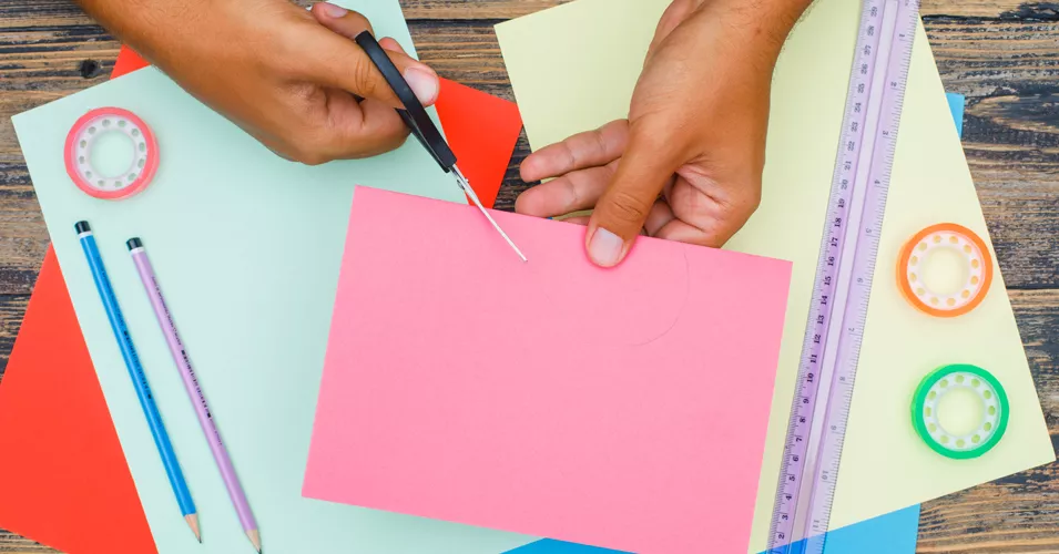 paper cutting and folding questions