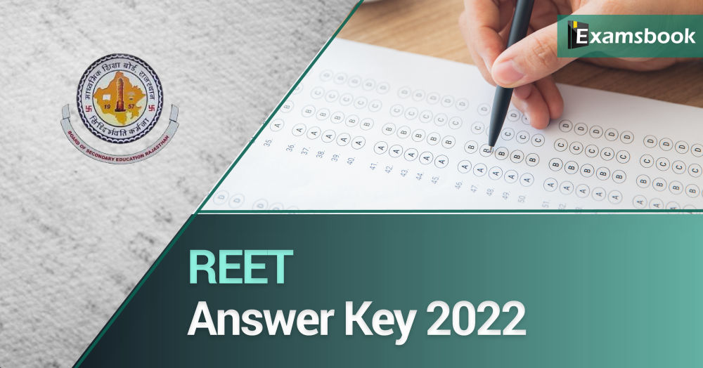 REET Answer Key 2022