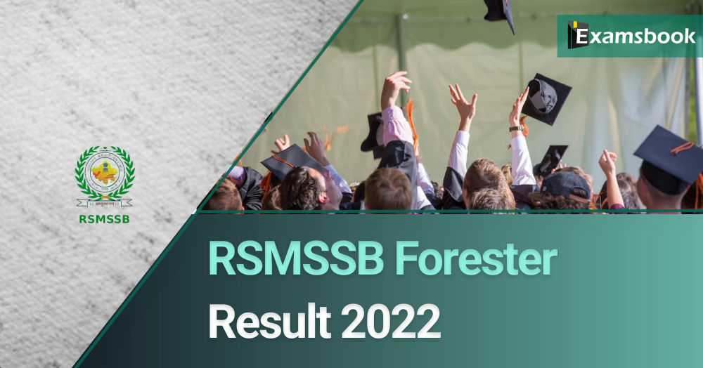 RSMSSB Forester Result 2022 Check Cutoff Marks