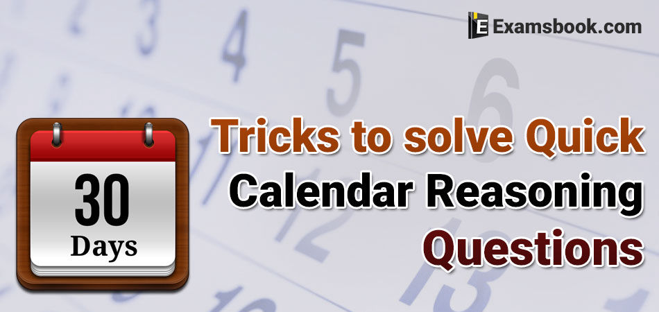calendar reasoning questions tricks
