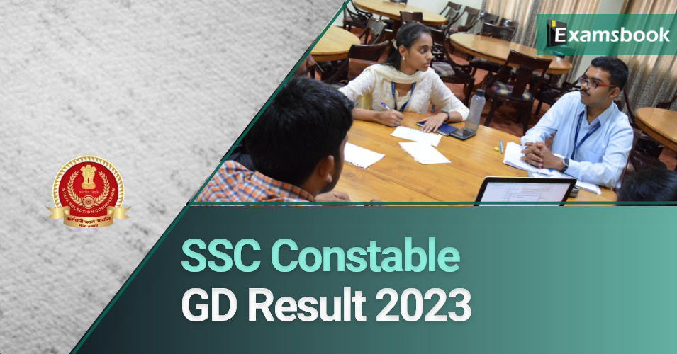 SSC Constable GD Result 2023