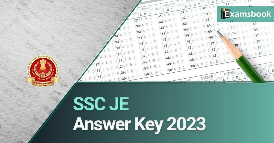 SSC JE Paper 1 Final Answer Key 2023