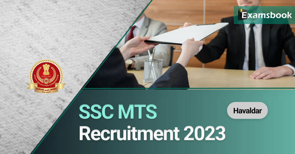 SSC MTS & Havaldar Recruitment 2023