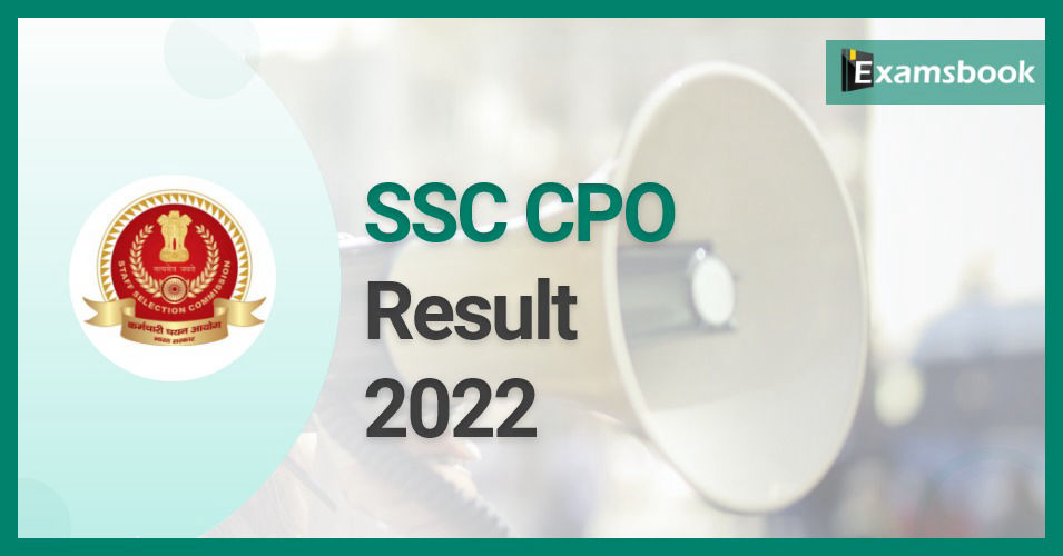 SSC CPO Medical Result 2022