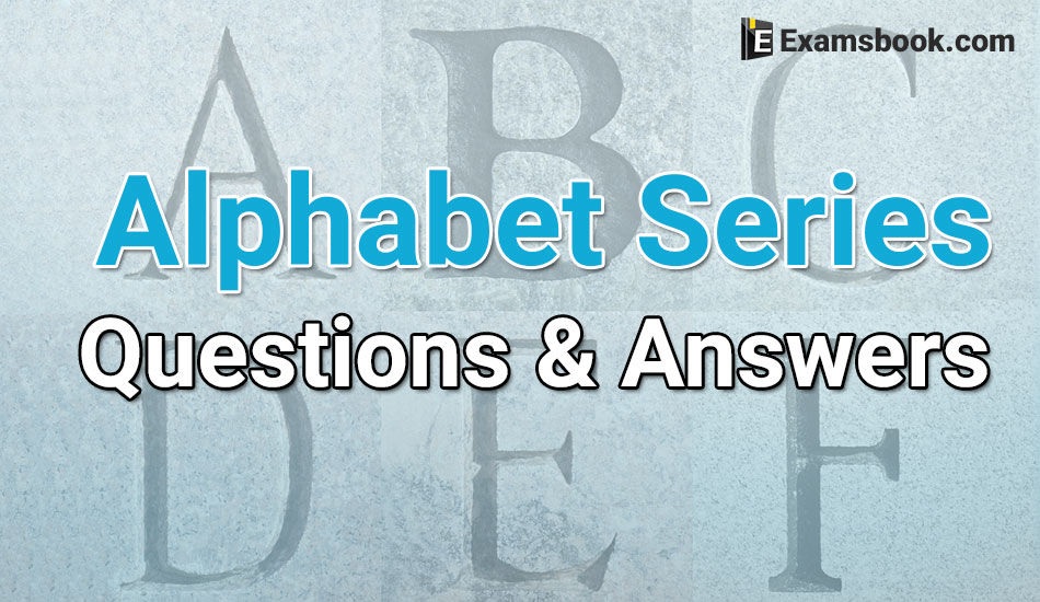 Alphabet Series Questions
