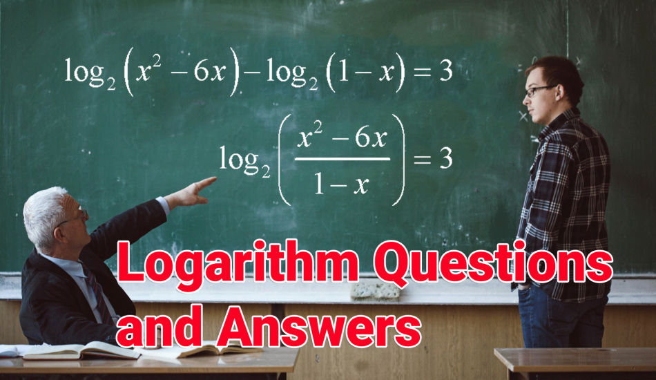 Logarithm questions and answers