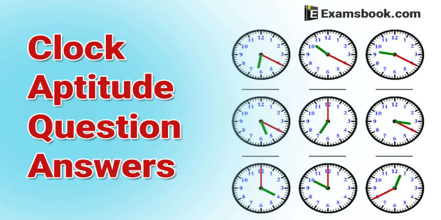 Clock aptitude questions