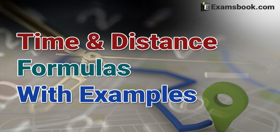 time and distance formula with examples