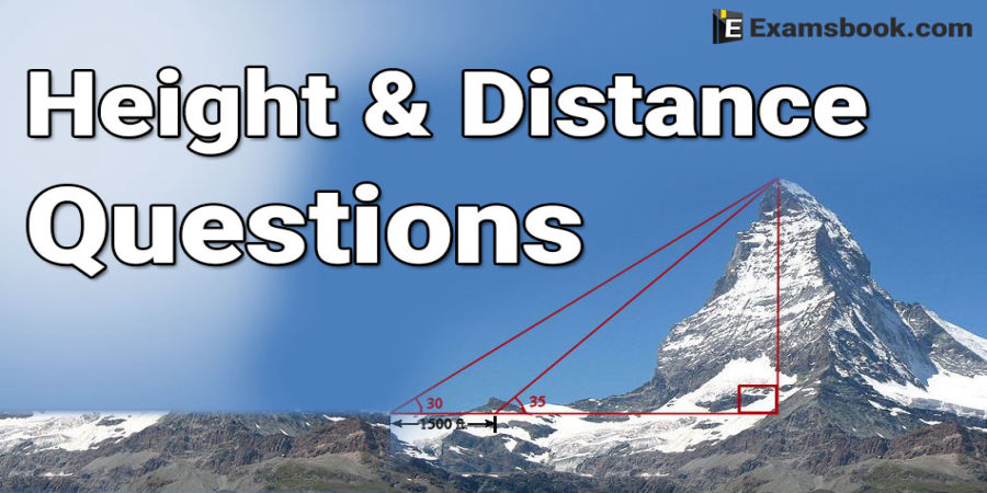 Height and Distance questions in Hindi