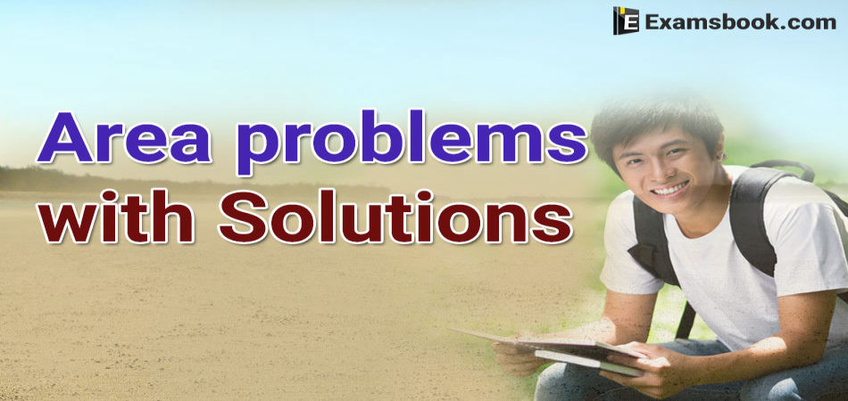 area problems with solutions
