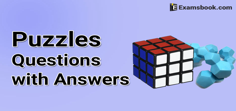 Puzzles Questions With Answers For Competitive Exams