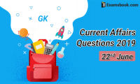 Current-Affairs-Questions-2019-June-22nd