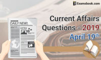 Current-Affairs-Questions-2019-April-19th