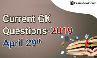 Current-GK-Questions-2019-April-29th