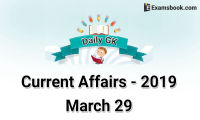 Daily-GK-Current-Affairs-2019-March-29