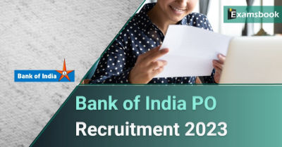 Bank of India PO Recruitment 2023