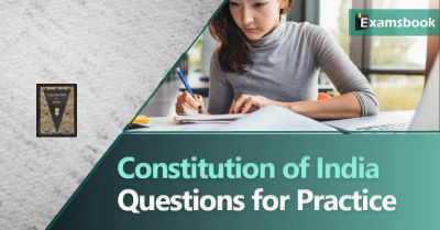 Constitution of India Questions