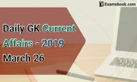 Daily-GK-Current-Affairs-2019-March-26