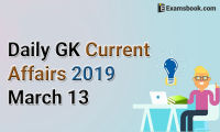 Daily-GK-Current-Affairs-2019-March-13