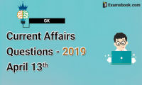 GK-Current-Affairs-Questions-2019-April-13th