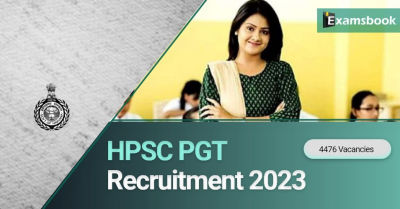 HPSC PGT Recruitment 2023