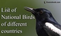 National Birds of Different Countries for Competitive Exams 