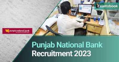 Punjab National Bank Recruitment 2023