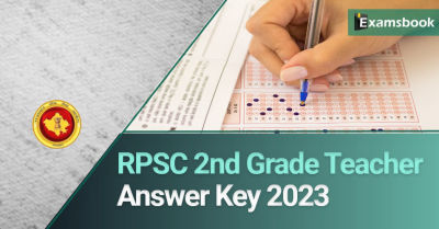 RPSC 2nd Grade Teacher Answer Key 2023