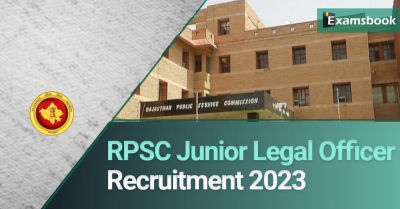 RPSC Junior Legal Officer Recruitment 2023