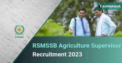 RSMSSB Agriculture Supervisor Recruitment 2023